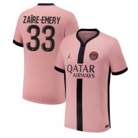 Fotbalové Dres Paris Saint-Germain Warren Zaire-Emery #33 Alternativní 2024-25 Krátký Rukáv